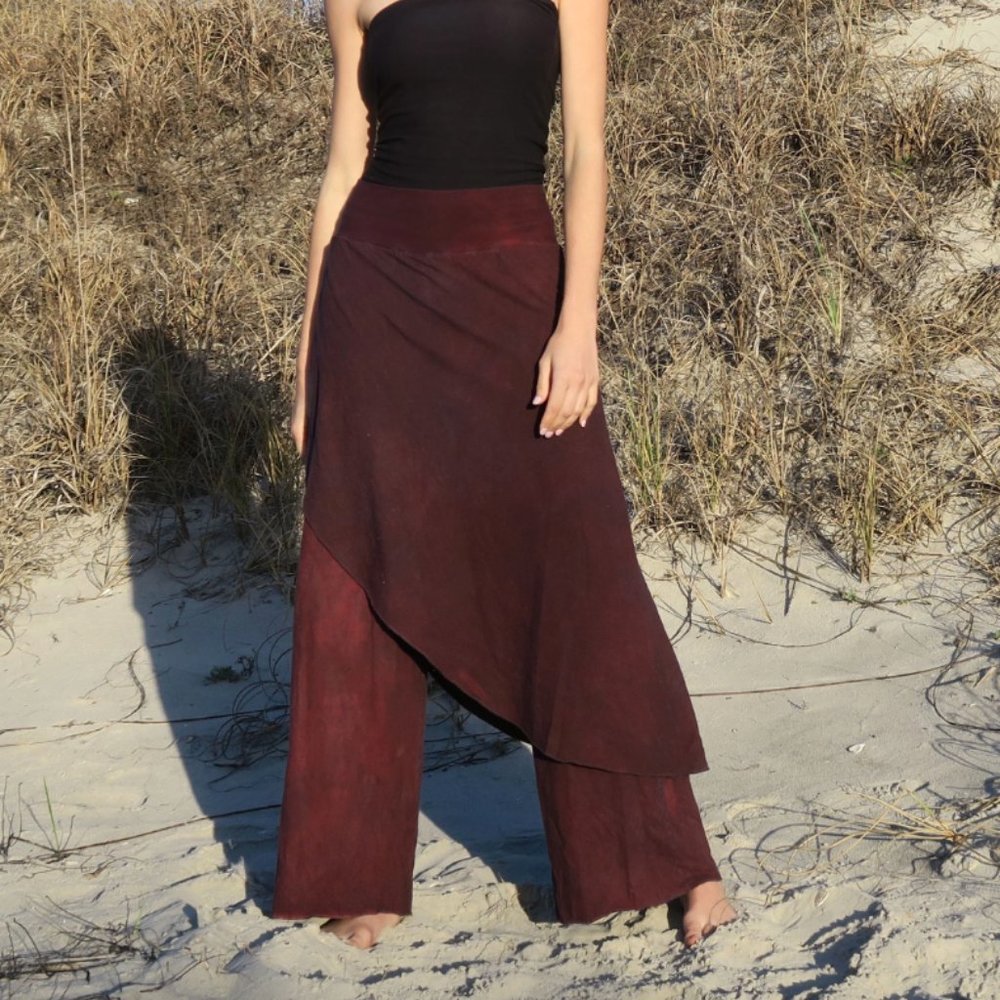 Gaia Conceptions SARONG SIMPLICITY PANT (color: squash)